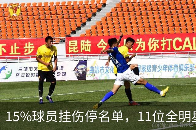 15%球员挂伤停名单，11位全明星已倒下